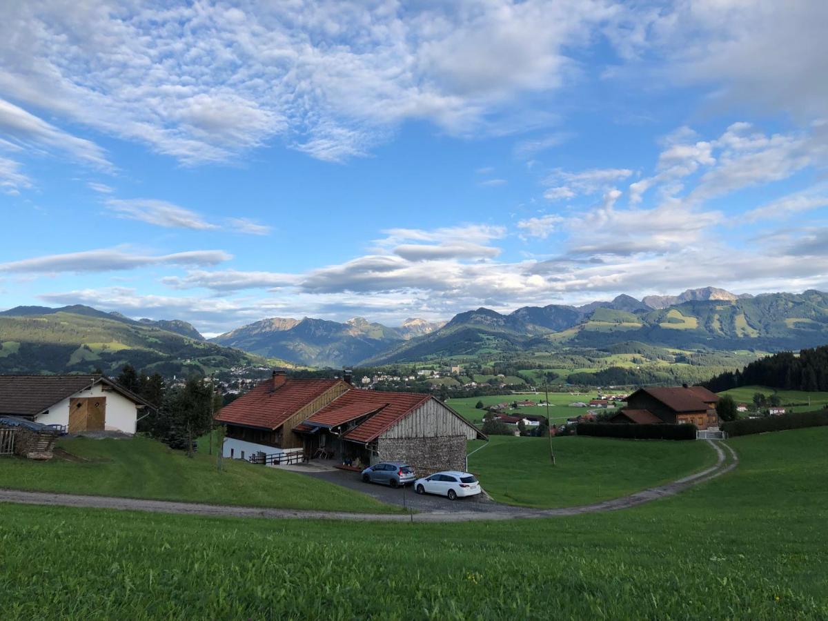 Luxus Apartment über den Dächern vom Allgäu Sonthofen Exterior foto